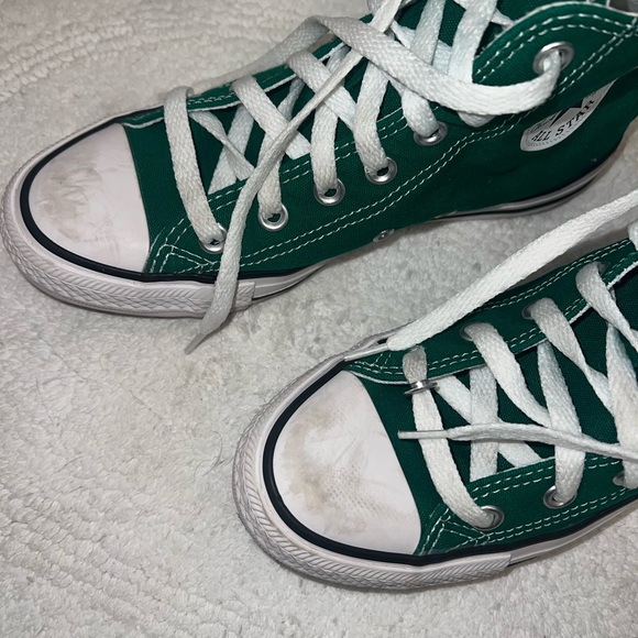 Converse Chuck Taylor Green High-Tops - Picture 3 of 6